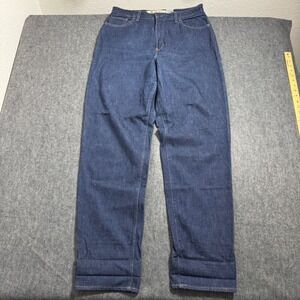 Vintage Gap Reverse Fit Jeans Womens 16L Dark Wash High Rise Tapered Leg Denim